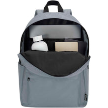 Load image into Gallery viewer, Byron 14" GRS recycled city laptop backpack 16L — Grey (detail)