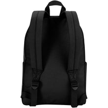 Load image into Gallery viewer, Byron 14" GRS recycled city laptop backpack 16L — Black (back)
