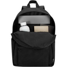 Load image into Gallery viewer, Byron 14" GRS recycled city laptop backpack 16L — Black (detail)