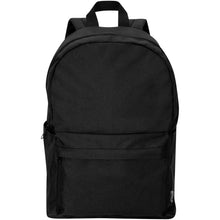 Load image into Gallery viewer, Byron 14" GRS recycled city laptop backpack 16L — Black (front)
