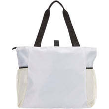 Load image into Gallery viewer, Varyon GRS recycled yoga tote bag 18L — Sandstone (back)
