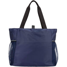 Load image into Gallery viewer, Varyon GRS recycled yoga tote bag 18L — Navy (back)