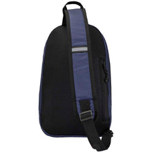 Load image into Gallery viewer, Varyon GRS recycled hydration crossbody bag 6L — Navy (back)