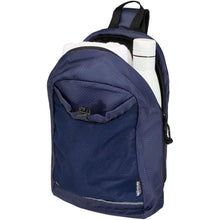 Load image into Gallery viewer, Varyon GRS recycled hydration crossbody bag 6L — Navy (detail)