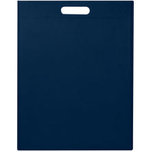 Load image into Gallery viewer, EcoSeal GRS recycled nonwoven tote bag 5L — Navy (back)