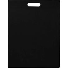 Load image into Gallery viewer, EcoSeal GRS recycled nonwoven tote bag 5L — Black (back)