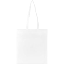Load image into Gallery viewer, EcoSeal GRS recycled nonwoven convention tote bag 6L — White (front)