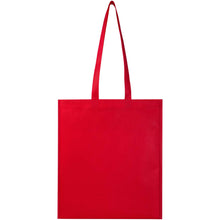 Load image into Gallery viewer, EcoSeal GRS recycled nonwoven convention tote bag 6L — Red (back)