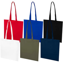 Load image into Gallery viewer, EcoSeal GRS recycled nonwoven convention tote bag 6L — group