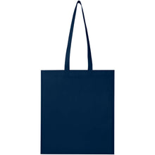 Load image into Gallery viewer, EcoSeal GRS recycled nonwoven convention tote bag 6L — Navy (back)