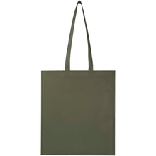 Load image into Gallery viewer, EcoSeal GRS recycled nonwoven convention tote bag 6L — Forest green (back)