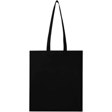 Load image into Gallery viewer, EcoSeal GRS recycled nonwoven convention tote bag 6L — Black (back)