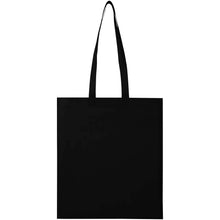 Load image into Gallery viewer, EcoSeal GRS recycled nonwoven convention tote bag 6L — Black (front)