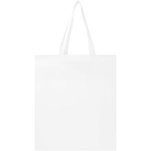 Load image into Gallery viewer, EcoSeal GRS recycled nonwoven gusset tote bag 12L — White (back)