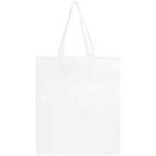 Load image into Gallery viewer, EcoSeal GRS recycled nonwoven gusset tote bag 12L — White (front)