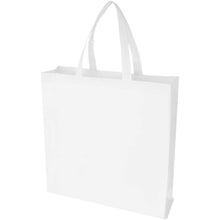 Load image into Gallery viewer, EcoSeal GRS recycled nonwoven gusset tote bag 12L — White