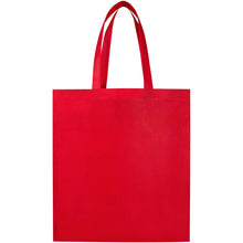 Load image into Gallery viewer, EcoSeal GRS recycled nonwoven gusset tote bag 12L — Red (back)