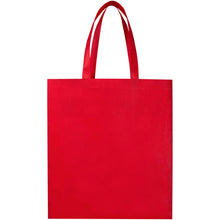 Load image into Gallery viewer, EcoSeal GRS recycled nonwoven gusset tote bag 12L — Red (front)