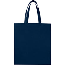 Load image into Gallery viewer, EcoSeal GRS recycled nonwoven gusset tote bag 12L — Navy (front)