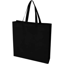 Load image into Gallery viewer, EcoSeal GRS recycled nonwoven gusset tote bag 12L — Black