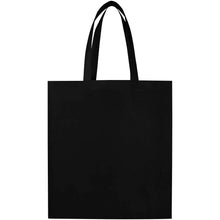 Load image into Gallery viewer, EcoSeal GRS recycled nonwoven gusset tote bag 12L — Black (back)