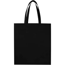 Load image into Gallery viewer, EcoSeal GRS recycled nonwoven gusset tote bag 12L — Black (front)