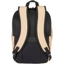 Load image into Gallery viewer, Resi Plus 15" GRS recycled anti-theft backpack 18L — Oatmeal (back)
