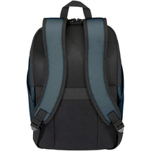 Load image into Gallery viewer, Resi Plus 15" GRS recycled anti-theft backpack 18L — Hale Blue (back)