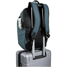 Load image into Gallery viewer, Resi Plus 15" GRS recycled anti-theft backpack 18L — Hale Blue (detail)