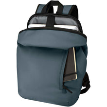 Load image into Gallery viewer, Resi Plus 15" GRS recycled anti-theft backpack 18L — Hale Blue (detail 2)