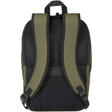 Load image into Gallery viewer, Resi Plus 15" GRS recycled anti-theft backpack 18L — Forest green (back)