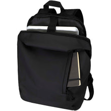 Load image into Gallery viewer, Resi Plus 15" GRS recycled anti-theft backpack 18L — Black (detail 2)