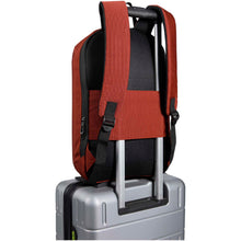 Load image into Gallery viewer, Luma 15" GRS recycled anti-theft laptop backpack 10L — Brick (detail)