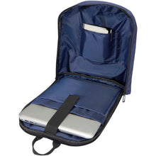 Load image into Gallery viewer, Luma 15" GRS recycled anti-theft laptop backpack 10L — Navy (detail 2)