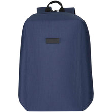 Load image into Gallery viewer, Luma 15" GRS recycled anti-theft laptop backpack 10L — Navy (front)