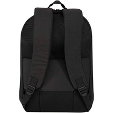 Load image into Gallery viewer, Luma 15" GRS recycled anti-theft laptop backpack 10L — Black (back)