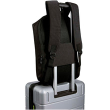 Load image into Gallery viewer, Luma 15" GRS recycled anti-theft laptop backpack 10L — Black (detail)