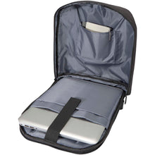 Load image into Gallery viewer, Luma 15" GRS recycled anti-theft laptop backpack 10L — Black (detail 2)