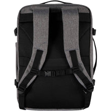 Load image into Gallery viewer, Libra 17" GRS recycled carry-on backpack 25L — Heather grey (back)