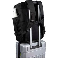 Load image into Gallery viewer, Libra 17" GRS recycled carry-on backpack 25L — Heather Charcoal (detail)