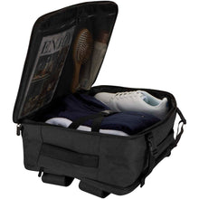 Load image into Gallery viewer, Libra 17" GRS recycled carry-on backpack 25L — Heather Charcoal (detail 2)