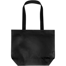 Load image into Gallery viewer, Duo GRS recycled double-laminated tote bag 18L — Black (front)
