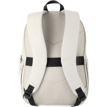 Load image into Gallery viewer, Puffer 15.6" GRS recycled laptop backpack 18L — Sandstone (back)