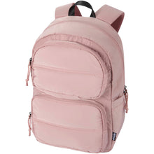 Load image into Gallery viewer, Puffer 15.6" GRS recycled laptop backpack 18L — Dusty Pink