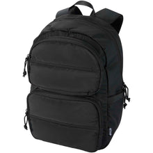 Load image into Gallery viewer, Puffer 15.6" GRS recycled laptop backpack 18L — Black
