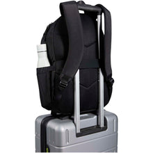 Load image into Gallery viewer, Puffer 15.6" GRS recycled laptop backpack 18L — Black (detail)
