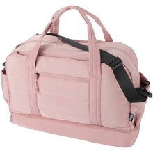 Load image into Gallery viewer, Puffer GRS recycled duffel bag with insulated bottom 30L  — Dusty Pink