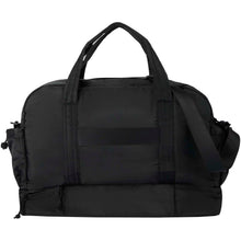 Load image into Gallery viewer, Puffer GRS recycled duffel bag with insulated bottom 30L  — Black (back)