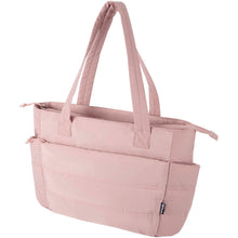 Load image into Gallery viewer, Puffer 15.6" GRS recycled laptop tote bag 18L  — Dusty Pink