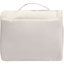 Load image into Gallery viewer, Puffer GRS recycled hangable toiletry bag 8L — Sandstone (back)